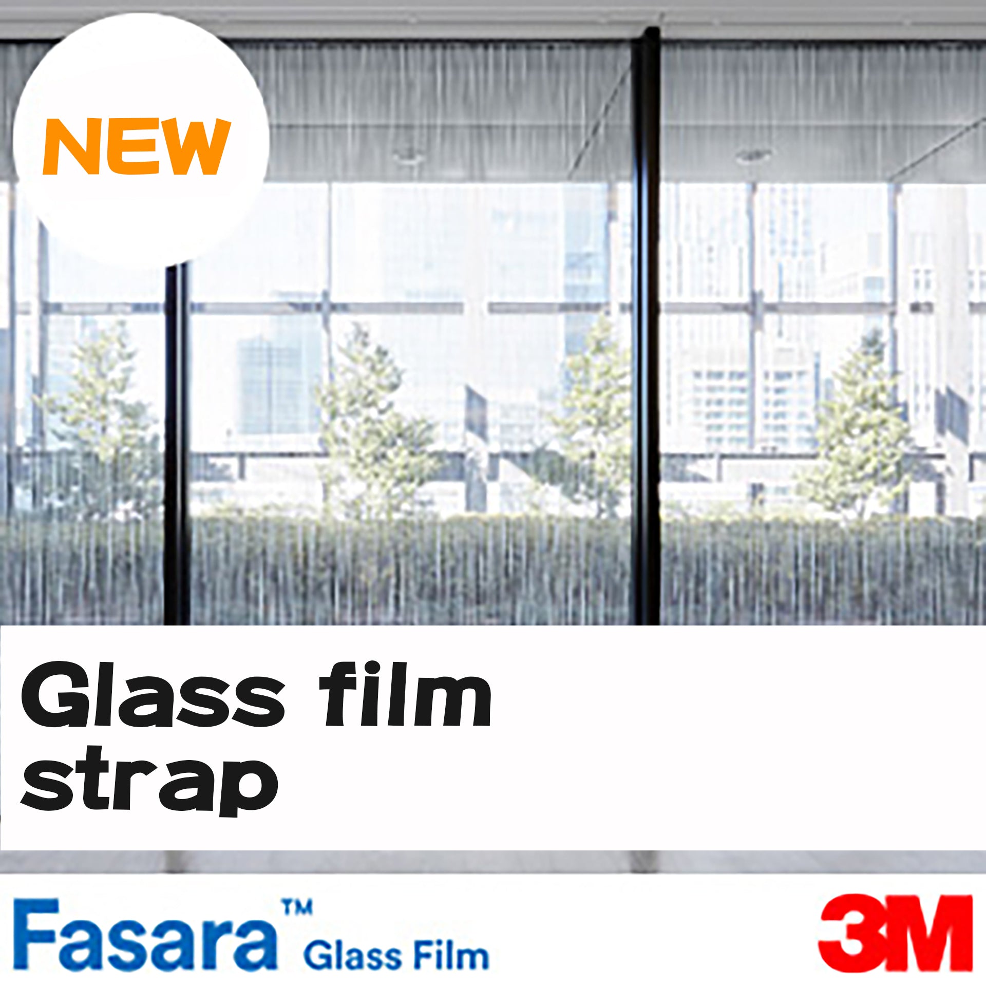 3M Design Glass Film: Fasara New Pattern [Stripes] SH-6 Patterns【Minim