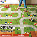 Kids Road [Panel Carpet] AKTD2-SET6 TOLI Residential Tile Carpet Fabric Floor (Set of 6 / 40×40 cm / 10 mm Thick / Cut Pile)