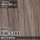 PVC decorative film RW-5384 【50M per Roll】【SANGETSU REATEC】Walnut]　(Zen PVC decorative film Japan Quality)