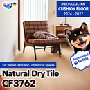 CF3762 Natural Dry Tile [Pet-Friendly, Suitable for Shoes, Deodorizing, Shock-Absorbing] TOLI Cushion Flooring