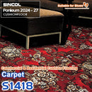S1418 [Carpet] Carpet Design Shincol Cushion Flooring PONLEUM – Suitable for Shoes & Floor Heating
