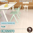 CM12279 Teak (Wood Grain) 2.3mm Thick Sangetsu Cushion Flooring for Commercial & Residential Use, Antibacterial