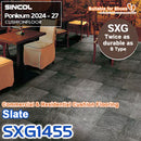 SXG1455 [Gensho Stone] – Shincol Cushion Flooring “Ponleum” / Suitable for Shoes & Underfloor Heating / Wear-Resistant