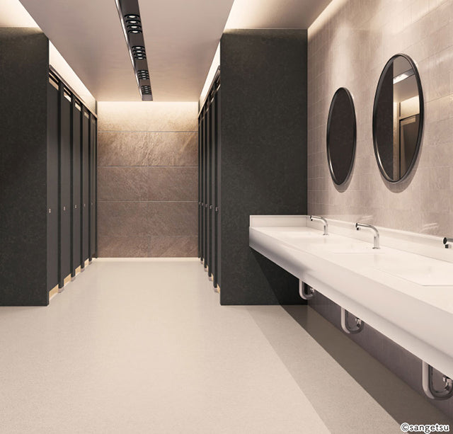 【Antiviral】Deodorant RestroomPM24347 PM24348 PM24349 9m/roll 1820 mm (W) × 2.0 mm (T) (Vinyl Sheet Flooring)