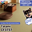 CF3737 Tatami Mat Pattern [Pet-Friendly, Suitable for Outdoor Footwear, Deodorizing, Shock-Absorbing] TOLI Cushioned Vinyl Flooring