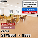 Impact-Absorbing STY8551 / STY8552 / STY8553 Flooring [Therapia 4.5] 4.5mm Thick, Foam-Backed, No-Wax Sheet Flooring – SINCOL Floor