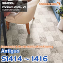 S1414 S1415 S1416 [Antiguo] Tile Design Shincol Cushion Flooring – Suitable for Shoes & Floor Heating