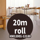 (Zen Curtain Japan Quality)  HM12001-12180H-Floor Residential Flooring【W:182cm :20M Roll】