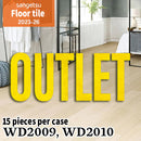 WD2009 / WD2010【15 pieces per case】Floor Tile  – Bianco Oak Wood Design, 180 × 1200 mm　Sangetsu