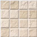 DIY Tile Shikkui Mosaic MC-31-36 Fujigaki 【DIY】(13.5cmX13.5cm) (DIY Japanese Style)