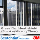 3M heat shield glass film [smoke / mirror / clear] RE ~ 14 colors / IR ~ 1 color / heat shield / shatterproof / UV cut【Minimum order: 1 meter】