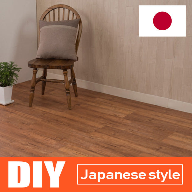Laying PVC Floor tiles [ Antique wood ] WSS701～WSS703【DIY】【12items per case】 (Zen loose-lay floor vinyl tile Japan Quality)