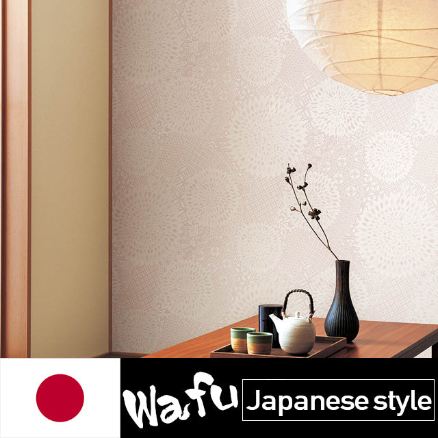 BA5466 Wafu PVC Wallpaper SINCOL (Wallpapers Japan Quality)