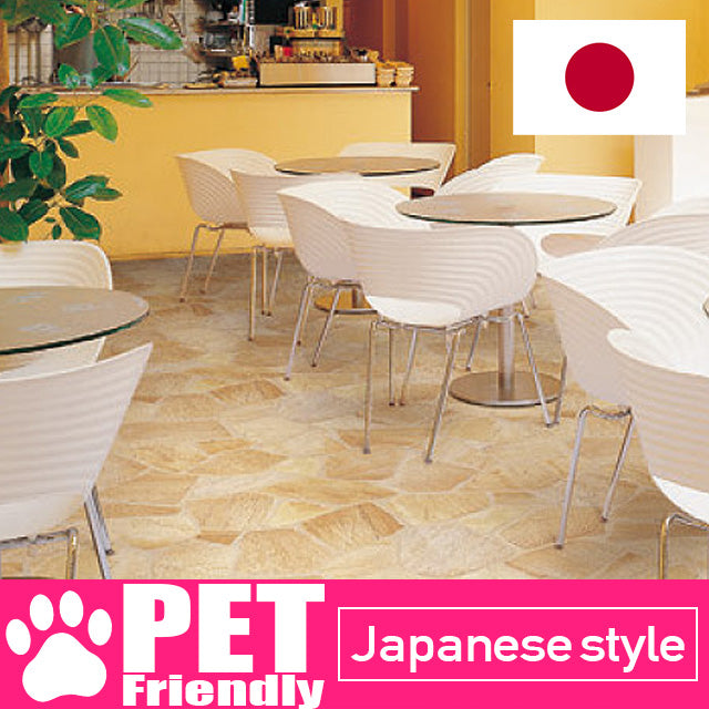 CF3565 Pet-friendly stone Vinyl floor sheet TOLI  (Floor sheet Japan Quality)