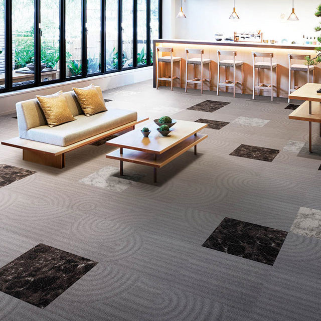 SAN1901 Wafu tile carpet SINCOL 1set/16piece (Carpet  Japan Quality)