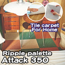 Attack 350 [Ripple Pallet] Toli Residential Tile Carpet Fabric Floor【10 pcs / case  】【For Housing】