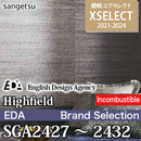 SGA2427~2432 EDA [xselect] Sangetsu Wallpaper Cloth (92cm Width/Incombustible/Textile Wallpaper)